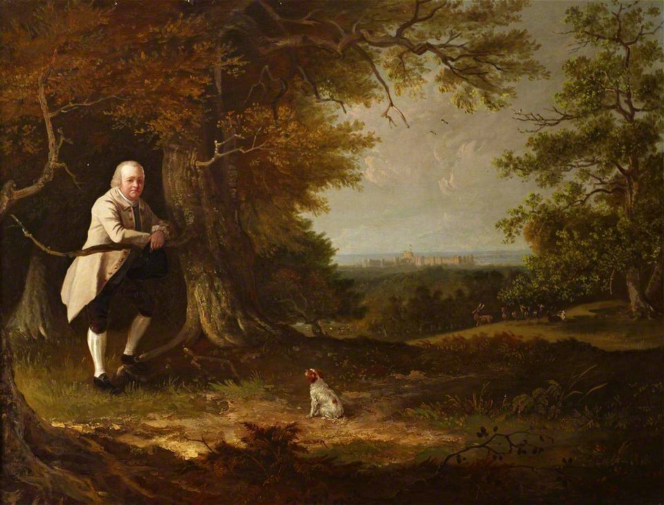 Johann Zoffany (1733-1810) - John Carbonell (1760–1837), in the Grounds of His House at Windsor - 515595 - National Trust