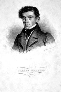 Johann Strauss I Litho