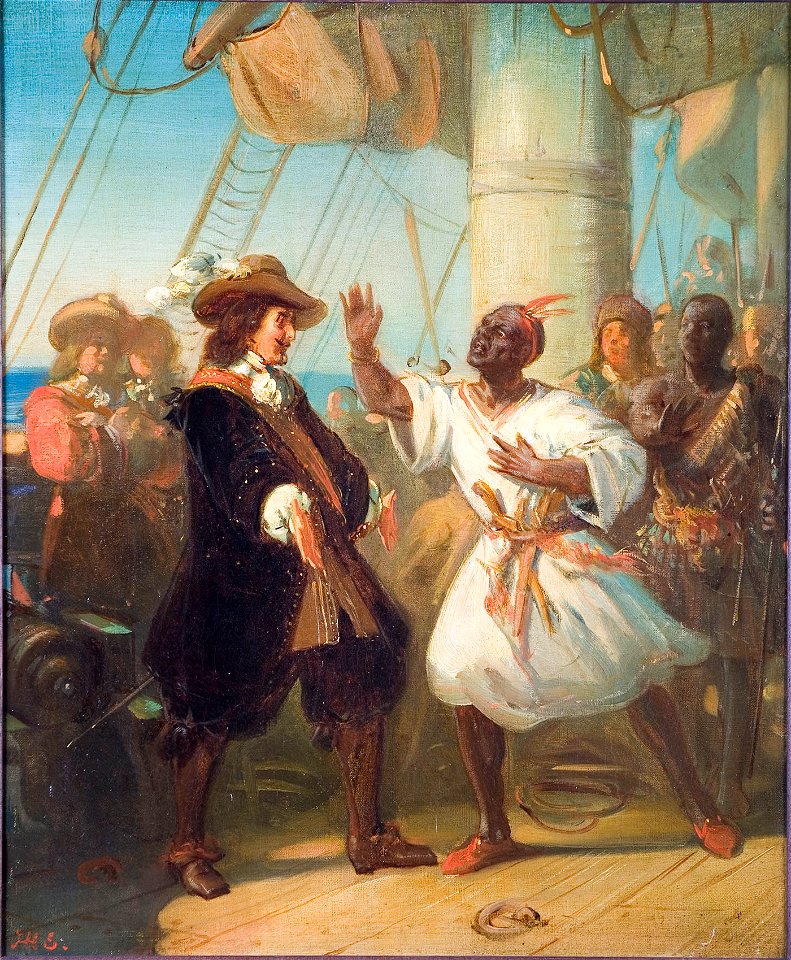 Johannes Hinderikus Egenberger - Anno 1664. Michiel de Ruyter en Jan Kompany - SA 4926 - Amsterdam Museum