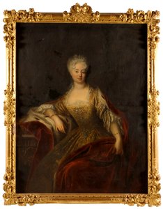 Johanna Charlotta, 1682-1750, prinsessa av Anhalt-Dessau - Nationalmuseum - 15854. Free illustration for personal and commercial use.