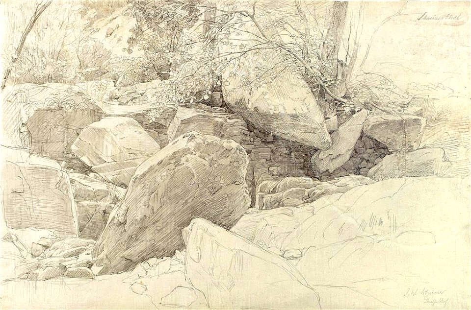 Johann Wilhelm Schirmer Schweizertal bei St. Goarshausen