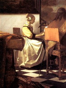 Johannes Vermeer - The Concert (detail) - WGA24670