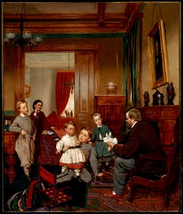 Johannes Adam Simon Oertel - The Colgate Family - 2002.20 - Museum of Fine Arts