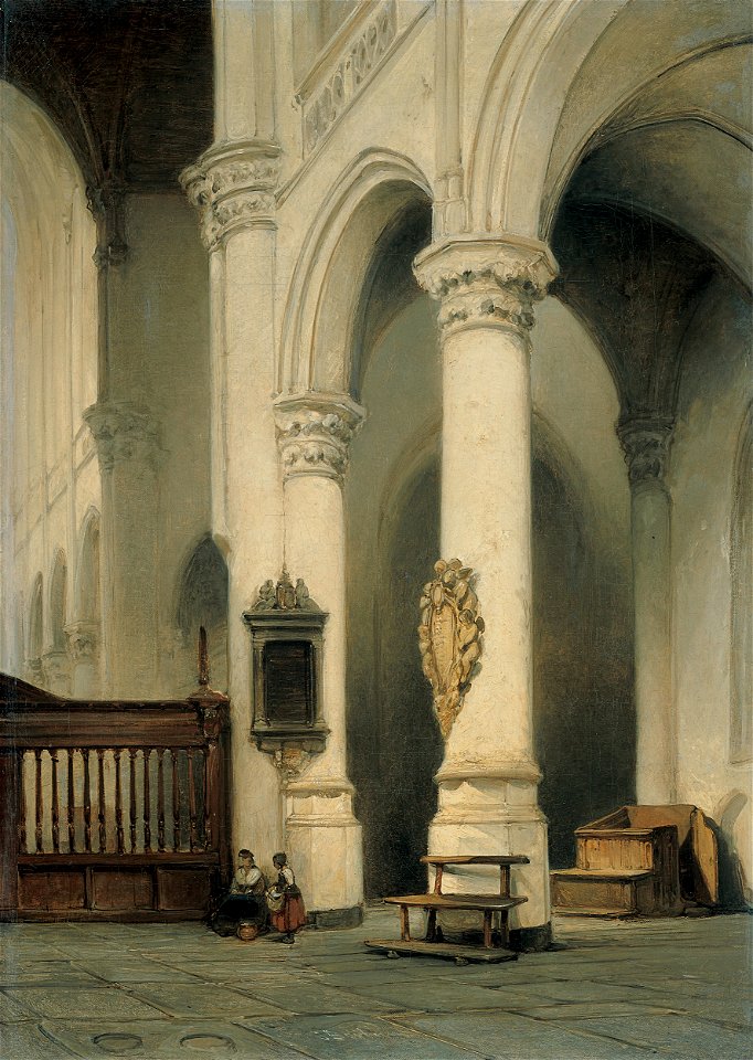 Johannes Bosboom - Kerkinterieur2