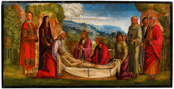 Johannes Hispanus Grablegung Christi