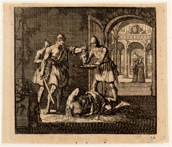 Johannes de Doper in de gevangenis onthoofd, objectnr A 47867