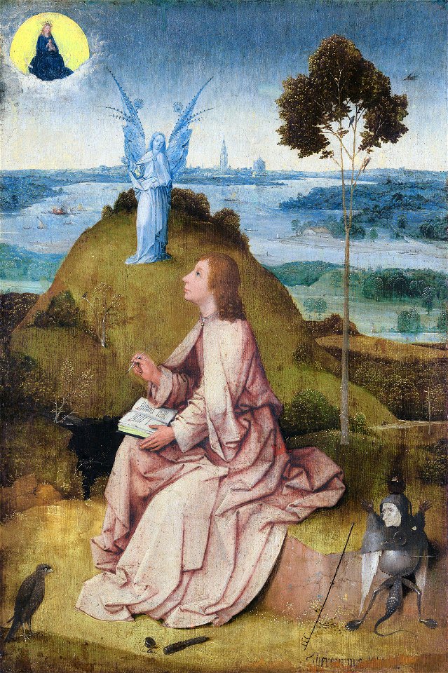 Johannes op Patmos Saint John on Patmos Berlin, Staatlichen Museen zu Berlin, Gemaldegalerie HRFXD