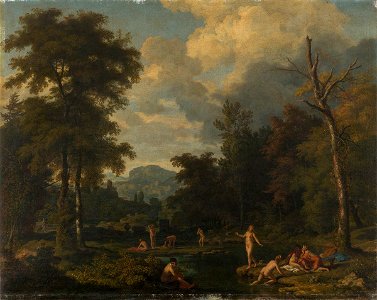 Johannes Glauber - Landschaft mit badenden Nymphen - 897 - Bavarian State Painting Collections