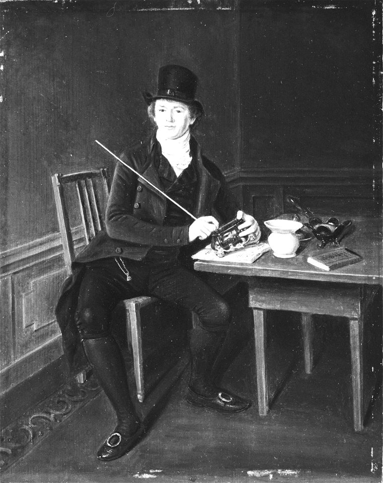 Johannes Petrus van Horstok - Portret van een heer - SA 40607 - Amsterdam Museum