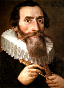 Johannes Kepler 1610. Free illustration for personal and commercial use.