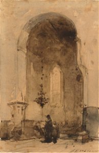 Johannes Bosboom - Interieur van de Geertekerk in Utrecht
