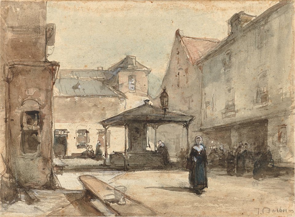 Johannes Bosboom - Stadspleintje