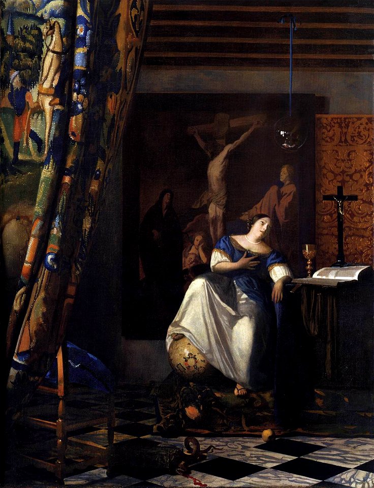Johannes Vermeer - The Allegory of the Faith - WGA24700