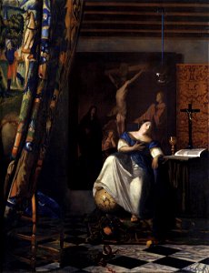 Johannes Vermeer - The Allegory of the Faith - WGA24700