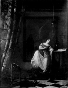 Johannes Vermeer 026 black and white 01