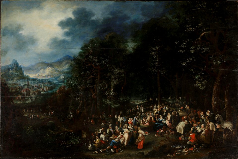 Johannes Jacob Hartmann - John the Baptist Preaching - NG.M.00101 - National Museum of Art, Architecture and Design