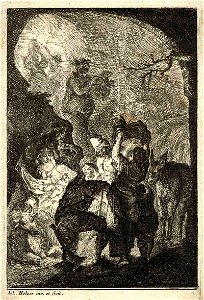 Johannes Holzer Anbetung der Hirten ubs G 0217 II