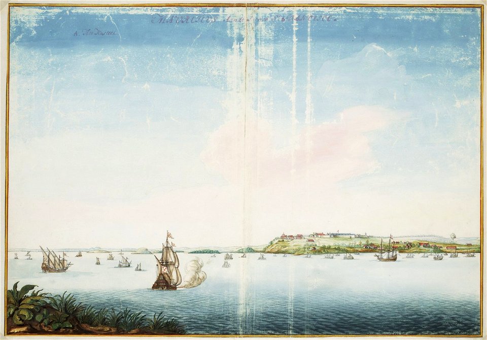 Johannes Vingboons - Mauritius aan de rivier S Franscisco (1665)