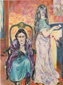 Johannessen - Mutter und Tochter-1918