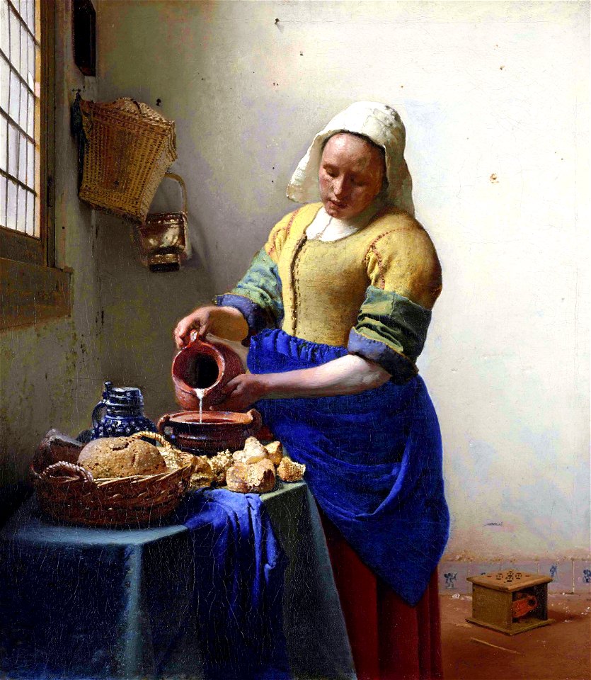 Johannes Vermeer - De melkmeid