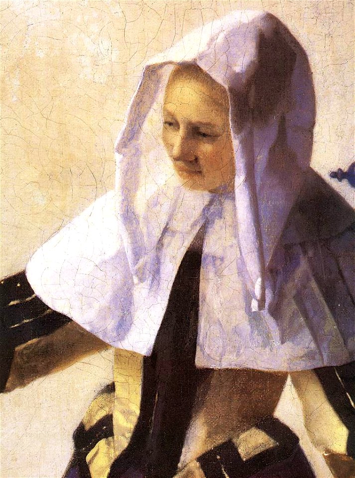 Johannes Vermeer - Young Woman with a Water Jug (detail) - WGA24665