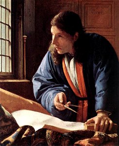 Johannes Vermeer - The Geographer (detail) - WGA24688