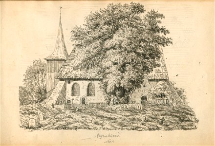 Johannes Vollmer - Kirche in Bornhöved 1860