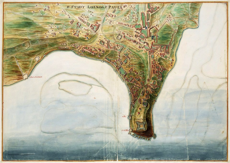 Johannes Vingboons - D Stadt Loandas Pauli (1665)