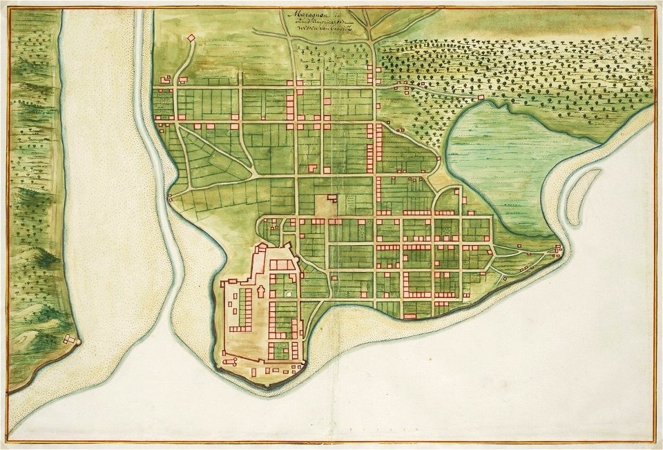Johannes Vingboons - Maragnon in Zuid America ten westen van Brasill (1665)