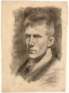 Johannes Holbek self-portrait January 1892