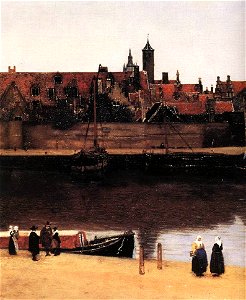 Johannes Vermeer - View of Delft (detail) - WGA24645