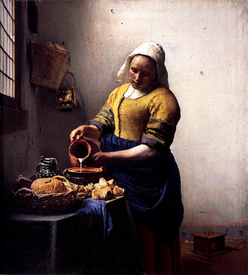 Johannes Vermeer - The Milkmaid - WGA24625