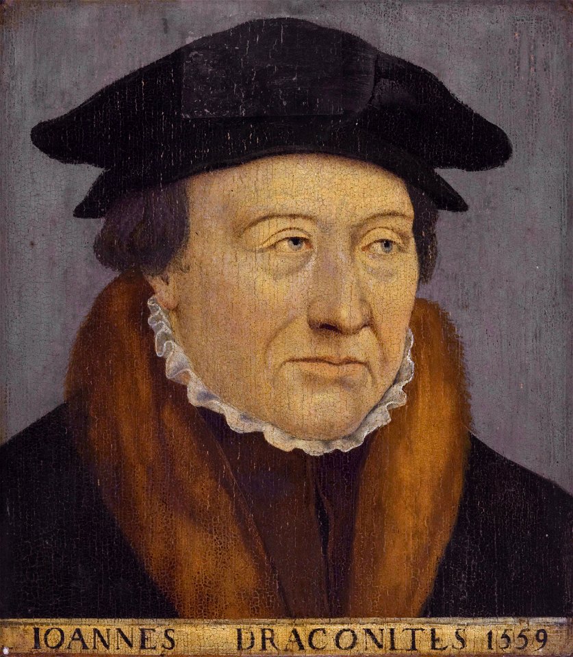 Johannes Draconites by unknown German artist, 1559
