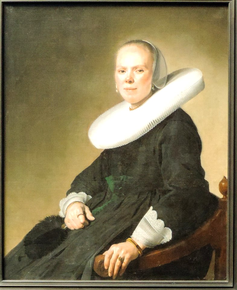 Johannes Cornelisz Verspronck - Bildnis einer Frau im Sessel, um 1642–1645
