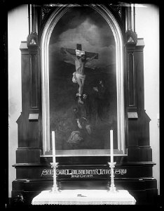 Johanneskirken. Altertavlen. 1904. - no-nb digifoto 20160118 00060 NB NS 000087Z