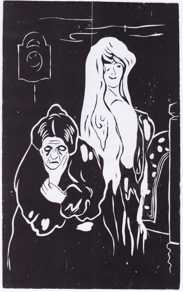 Johannessen - Mutter und Tochter - 1918