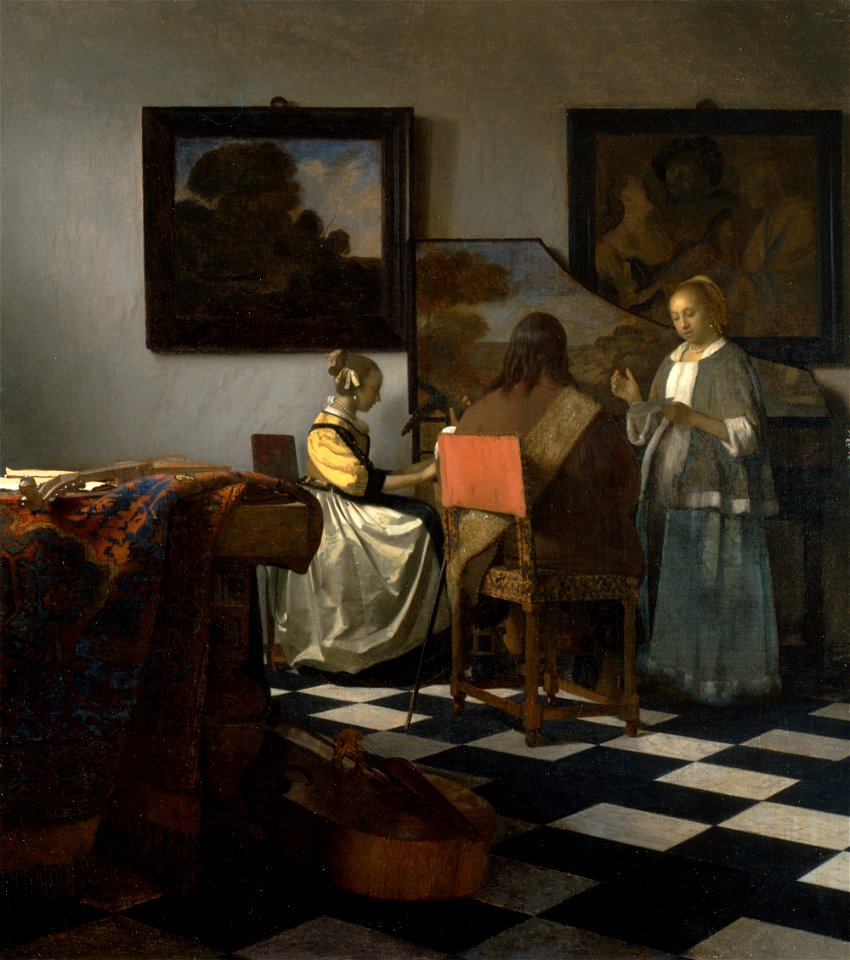 Johannes Vermeer - The Concert - P21w27 - private collection
