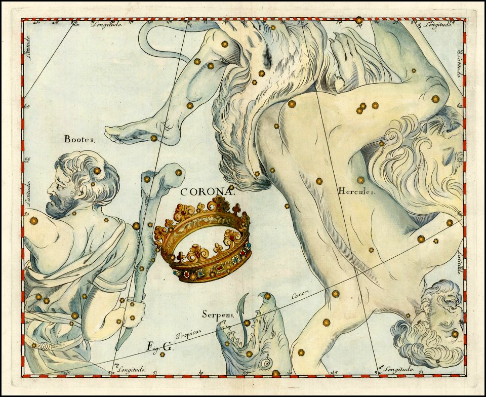 Johannes Hevelius - Corona (and Hercules)