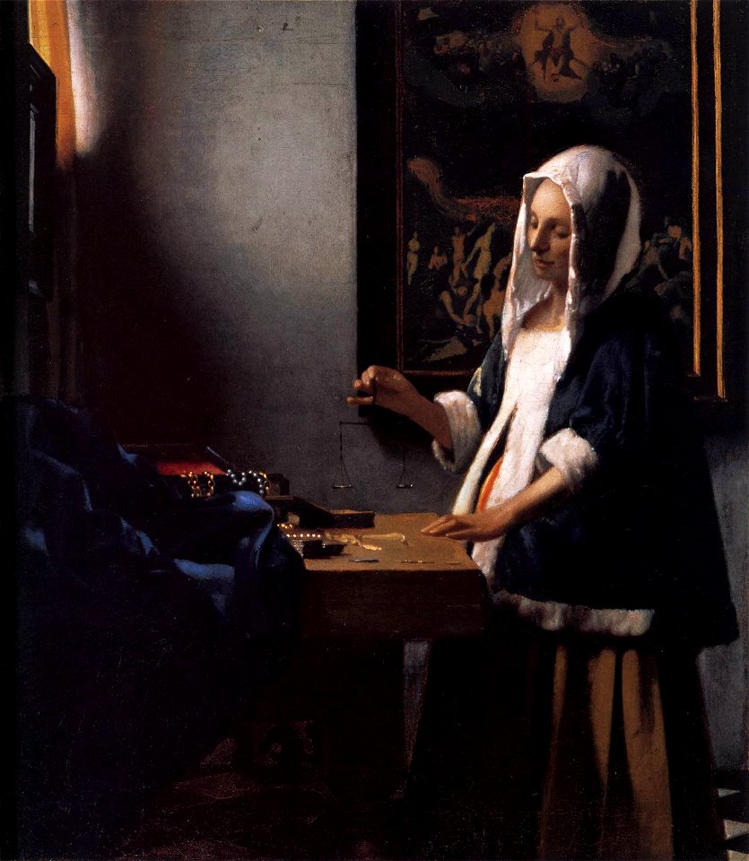 Johannes Vermeer - Woman Holding a Balance - WGA24661