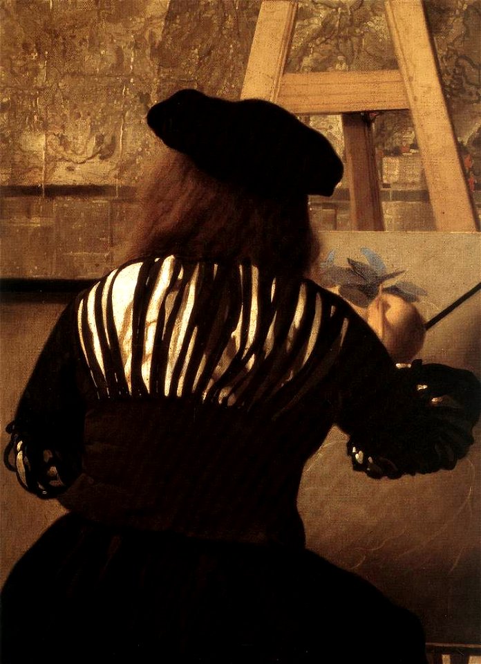 Johannes Vermeer - The Art of Painting (detail) - WGA24677