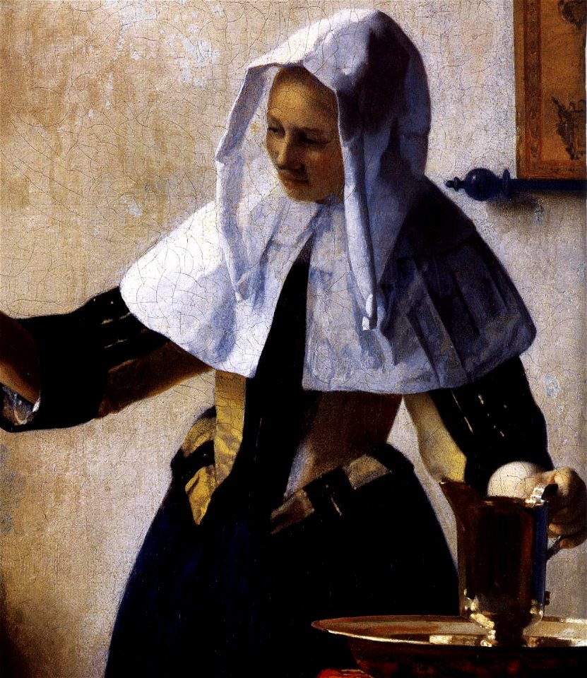 Johannes Vermeer - Young Woman with a Water Jug (detail) - WGA24664