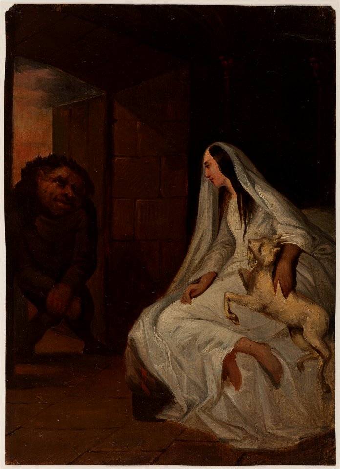 Johannot, Antoine - Esmeralda et Quasimodo - 2055 - Maison de Victor Hugo