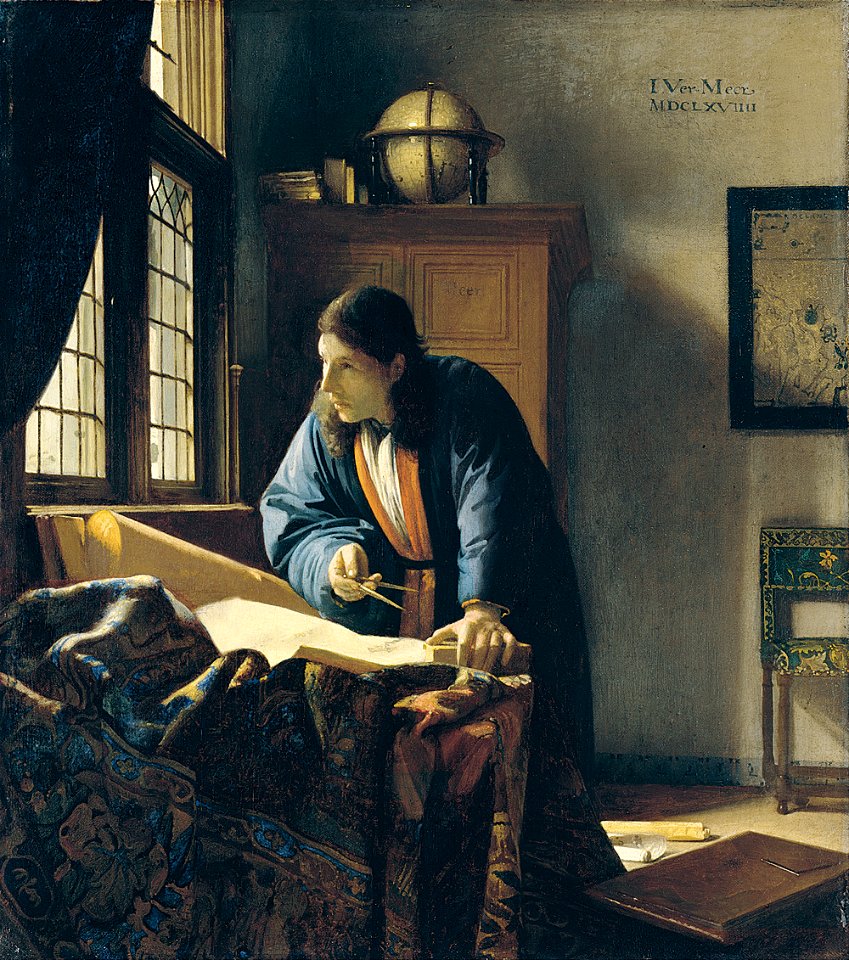 Johannes Vermeer - The Geographer - Google Art Project