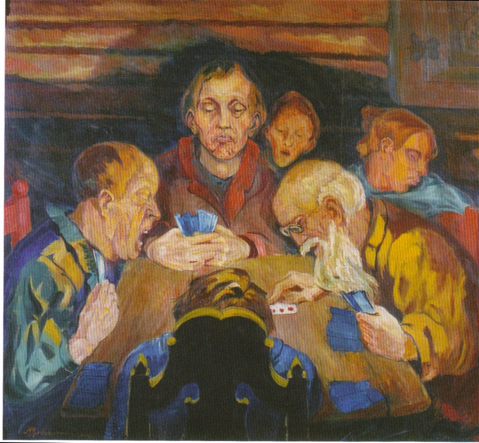 Johannessen - Kartenspieler - 1918