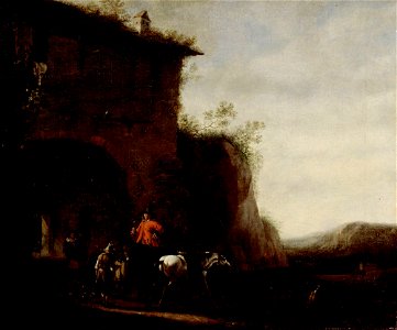 Johannes Lingelbach - A Hunting scene - A I 669 - Finnish National Gallery