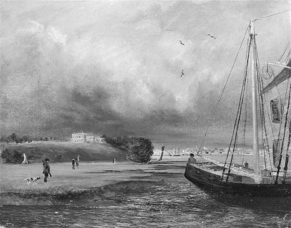 John Amory Codman - Harbor Overlooked by a Mansion - 64.593 - Museum of Fine Arts