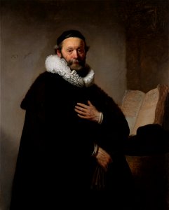 Johannes Wtenbogaert by Rembrandt van Rijn