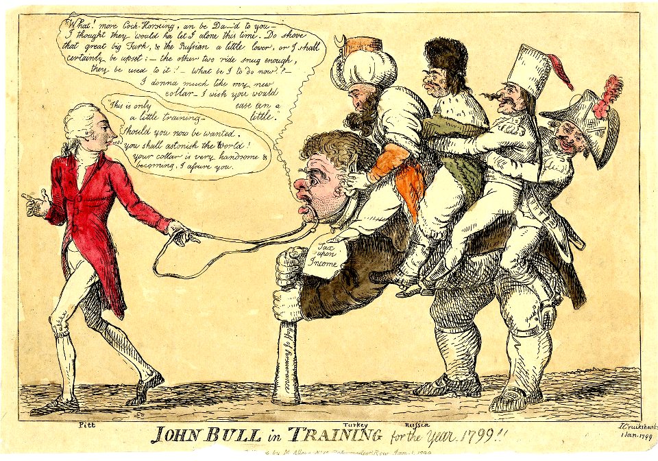 John Bull in training for the year 1799!! (BM 1868,0808.6809)