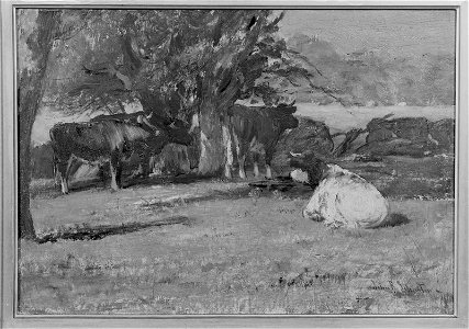John Bernard Johnston - Landscape with Cattle - 87.49 - Museum of Fine Arts