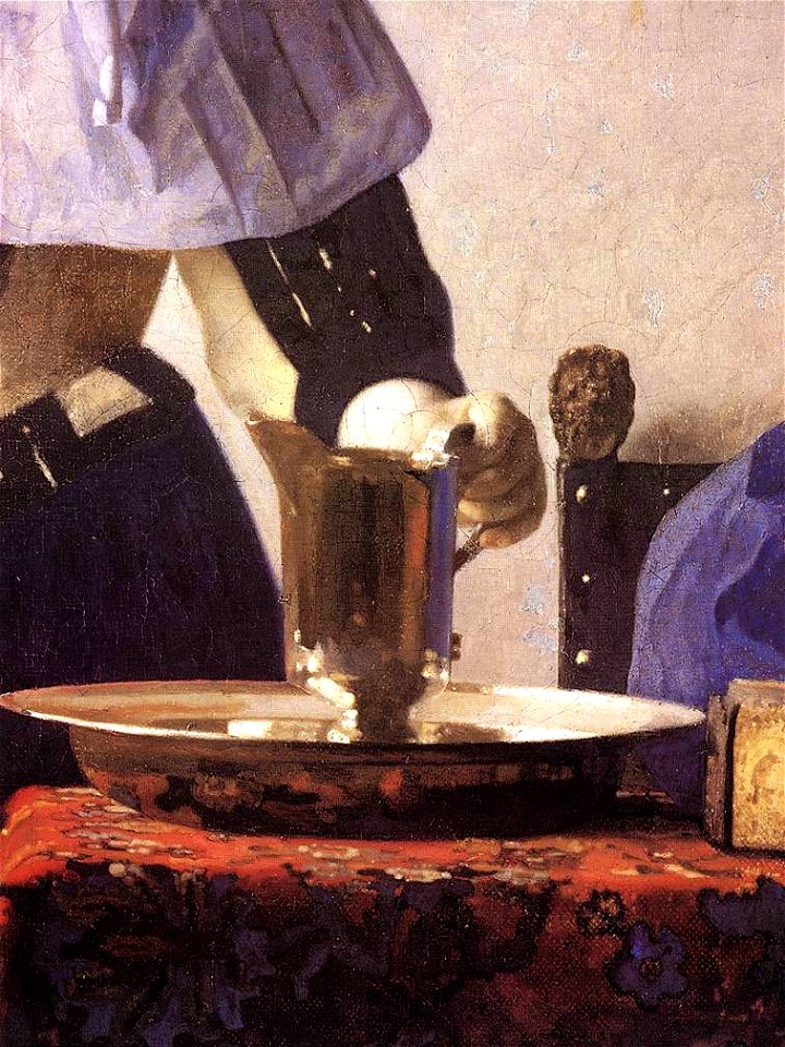 Johannes Vermeer - Young Woman with a Water Jug (detail) - WGA24663